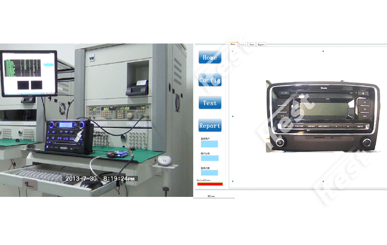 車載DVD生產(chǎn)線半自動檢測項目